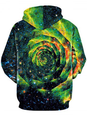 

Starry Sky Kangaroo Pocket Hoodie, Pine green