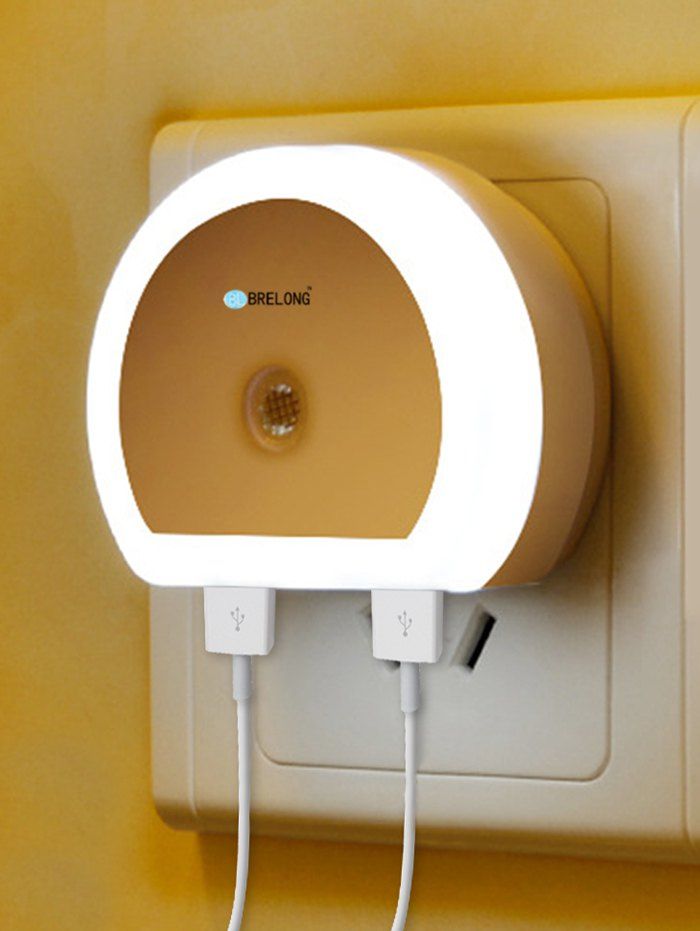 2018 Led Dusk To Dawn Sensor Night Lamp With Dual Usb Wall Charger Chic Led Dusk To Dawn Sensor Night Lamp With Dual Usb Wall Charger Plug