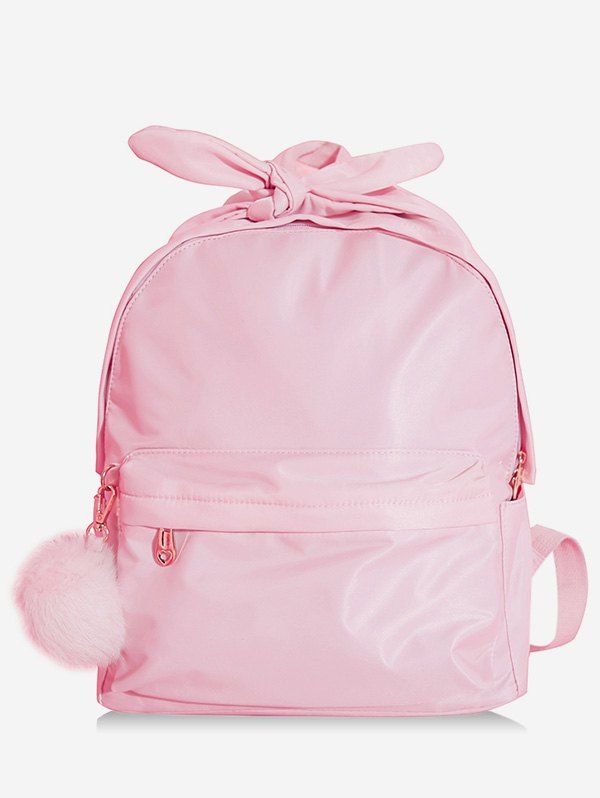 Sac à Dos d'Ecole Boule Fourrée en Avant avec Poche  