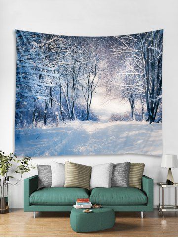 

Christmas Snow Scene Tapestry Wall Art Decor, Multi