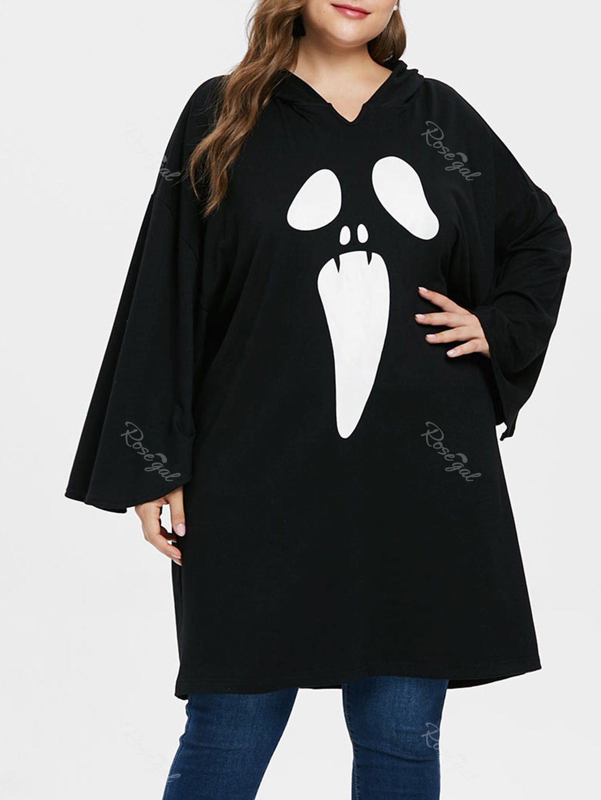 plus size extra long hoodie