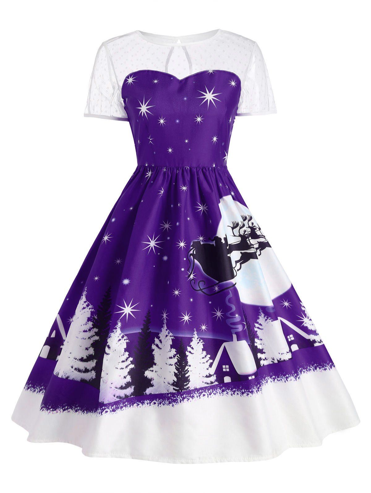

Santa Claus Deer Vintage Christmas Dress, Concord