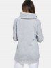 Drop Shoulder Pullover Sweatshirt -  