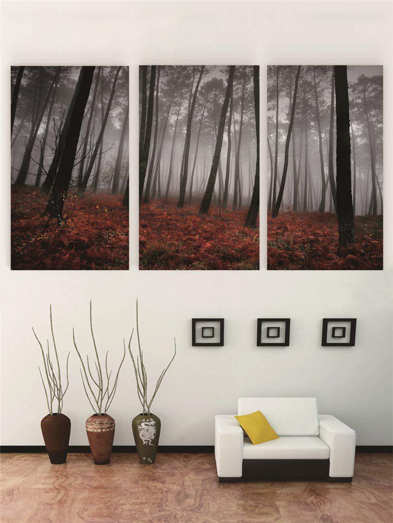 

Unframed Maple Trees Pattern Canvas Paintings, Multi