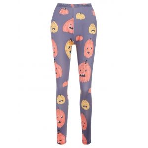 

Halloween Cartoon Pumpkins Print Outdoor Pants, Multi