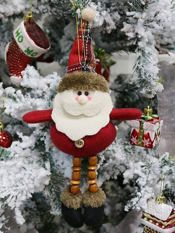 

Santa Claus Shape Christmas Tree Hanging Decoration, Red