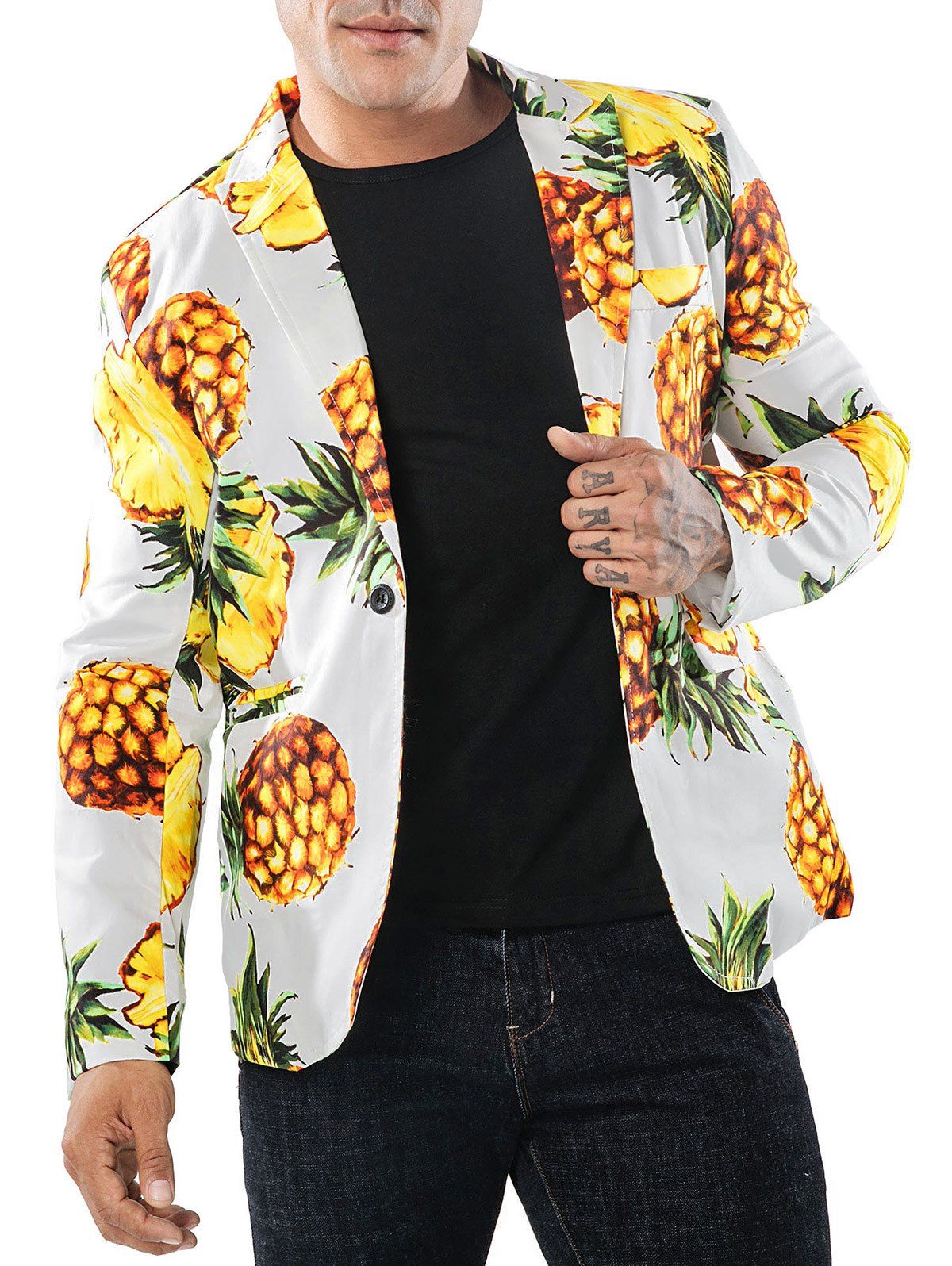 pineapple suit jacket