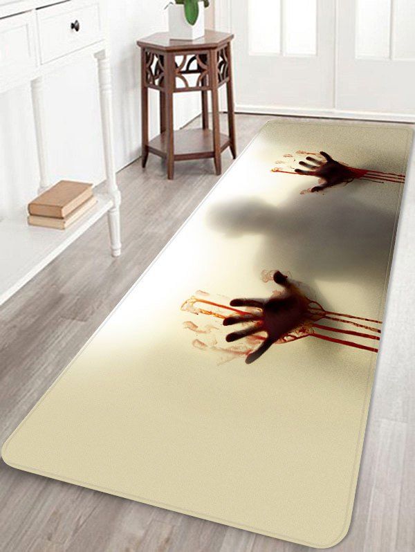 

Halloween Figure Pattern Water Absorption Area Rug, Multi