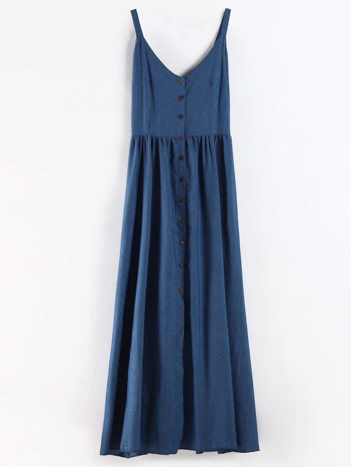 plus size chambray maxi dress