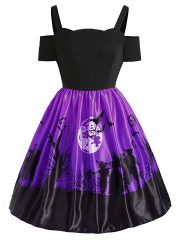 Purple Old Fashioned Dress