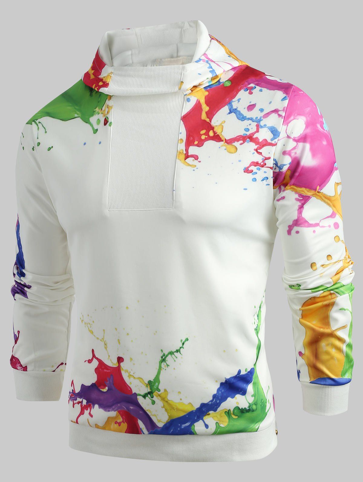 galaxy splatter pullover hoodie