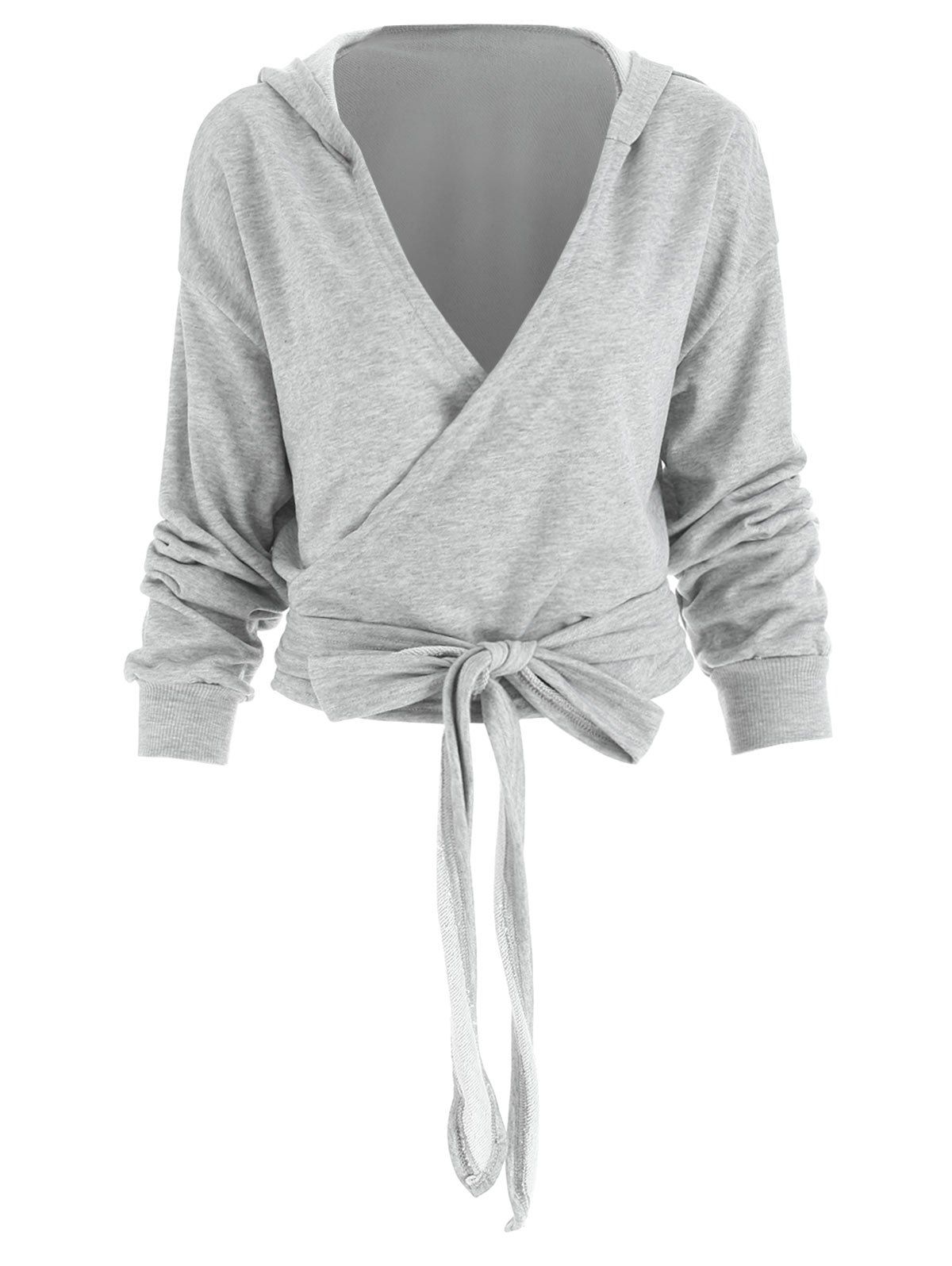 wrap sweatshirt
