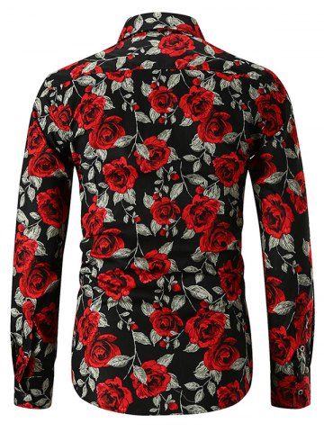 camisas con rosas