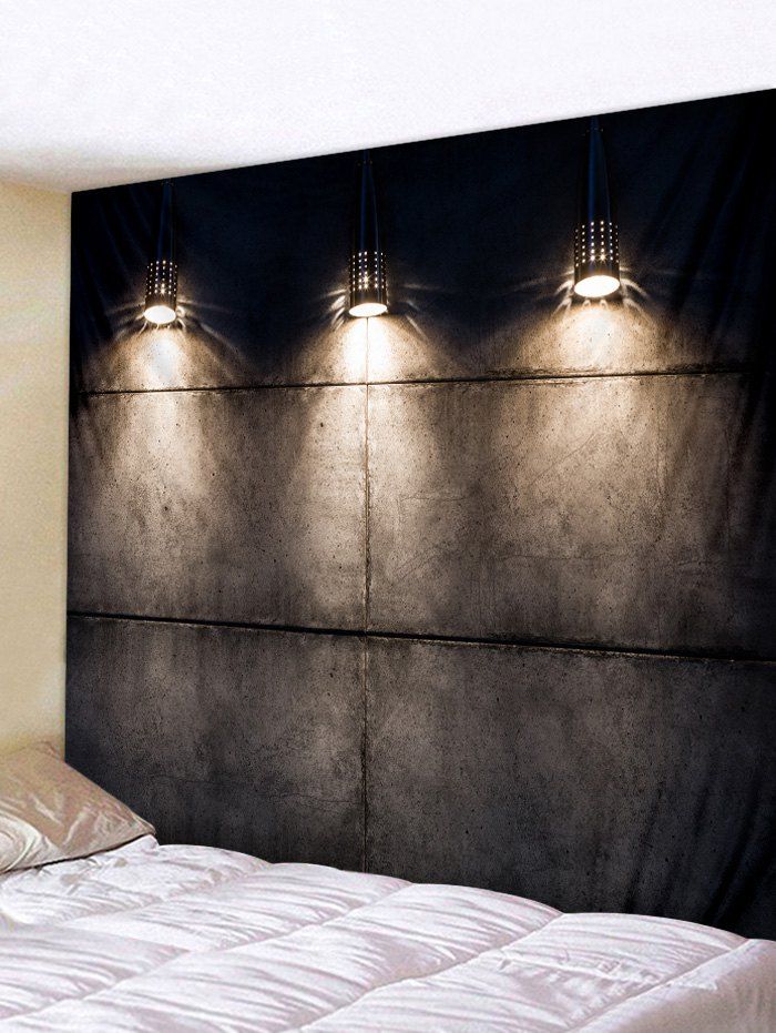 

Wall Lamp Print Tapestry Art Decoration, Multi