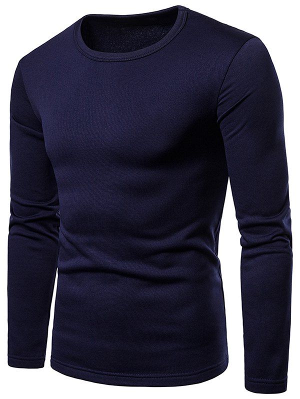 

Long Sleeve Whole Colored T-shirt, Cadetblue