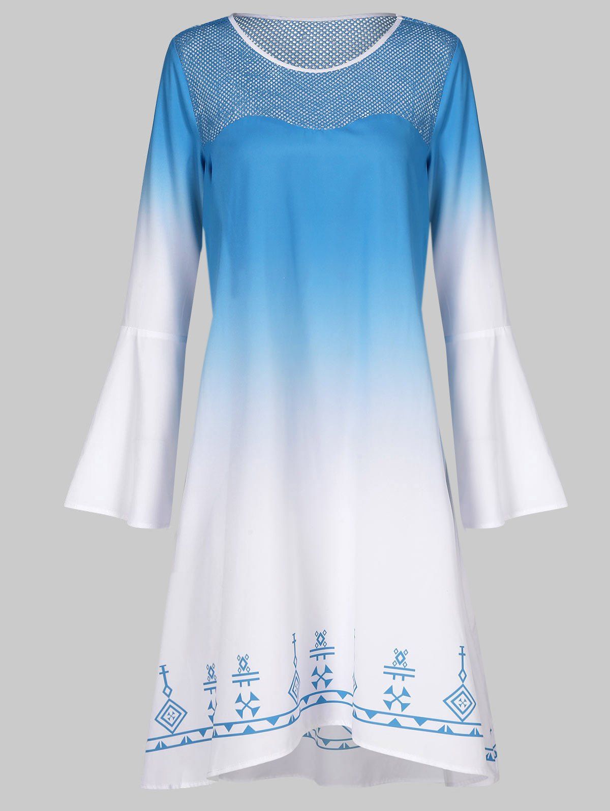 Ombre Trapeze Dress