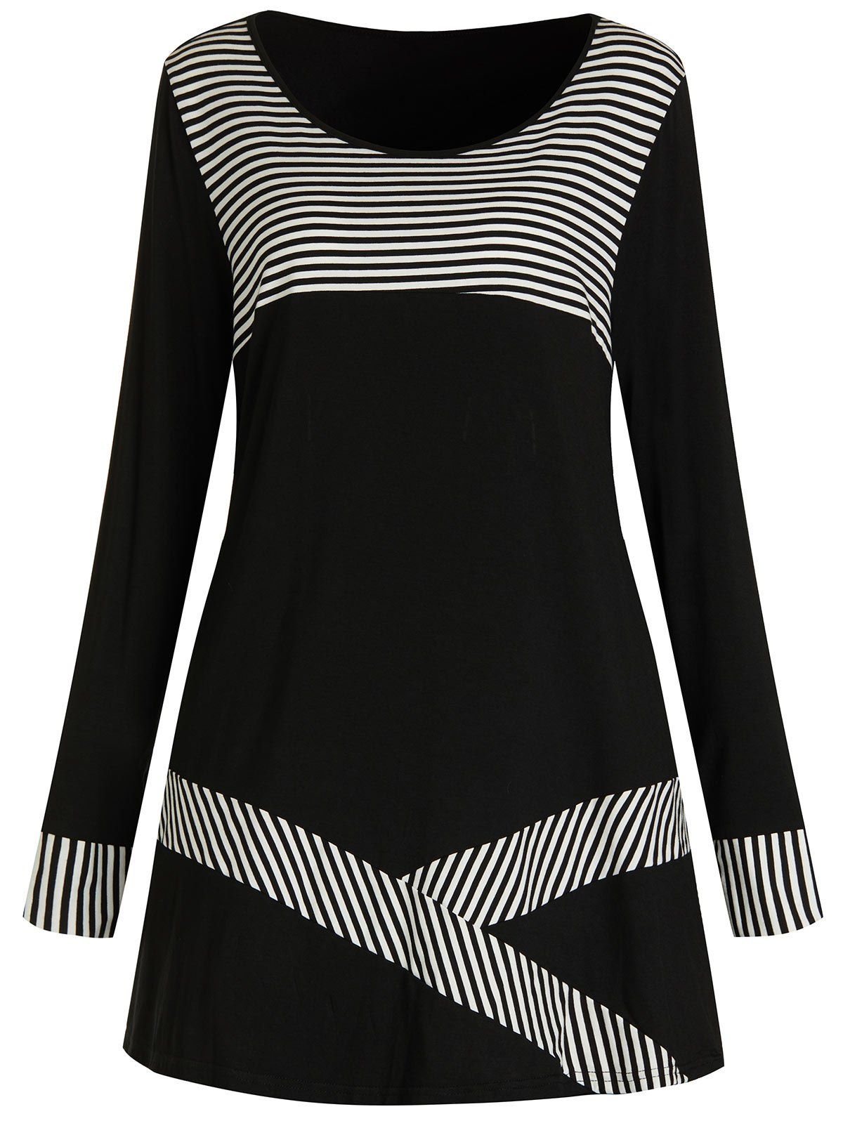 plus size stripe shirt