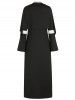 Plus Size Halloween Cosplay Nun Costume Slit Dress -  