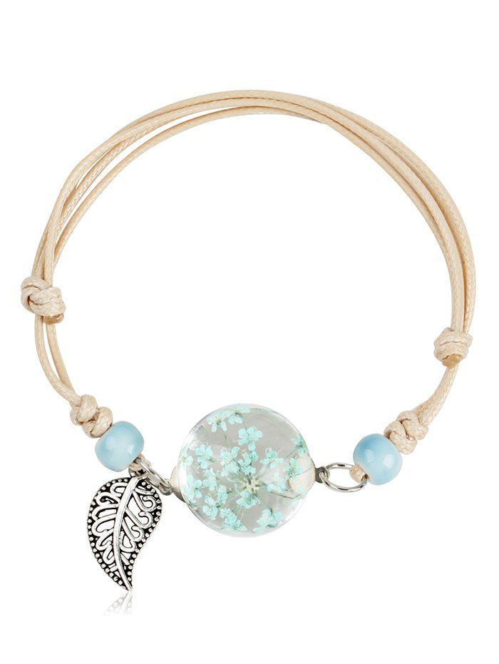 

Dandelion Metal Leaf Bracelet, Multi-d