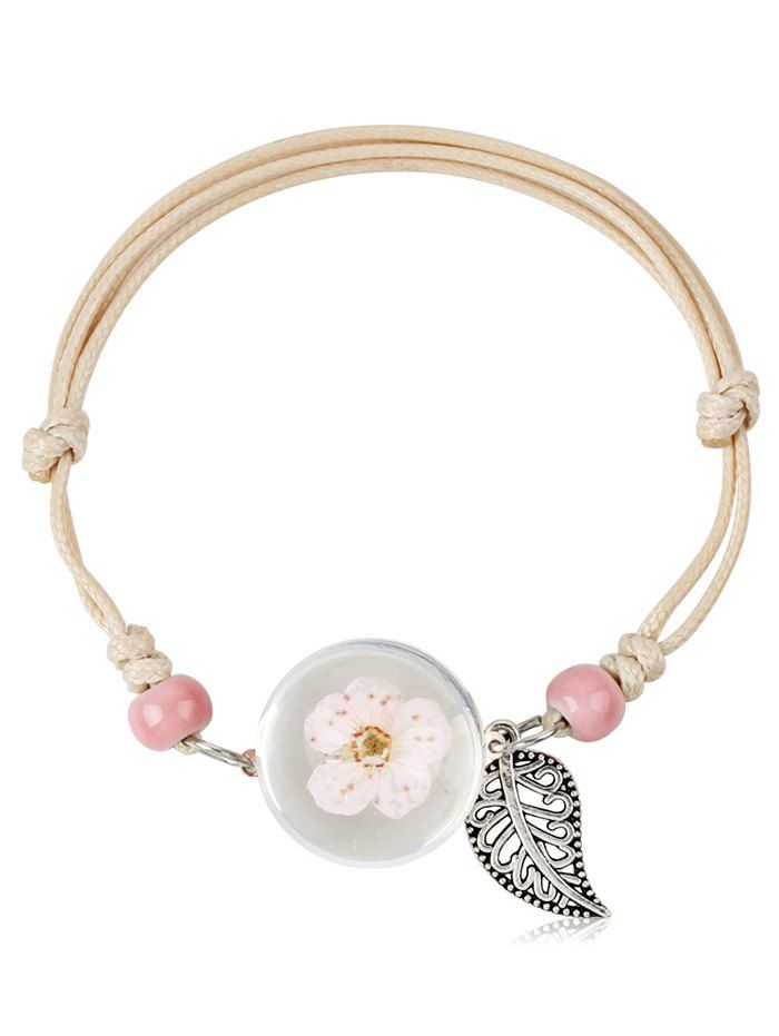 

Dandelion Metal Leaf Bracelet, Multi-a