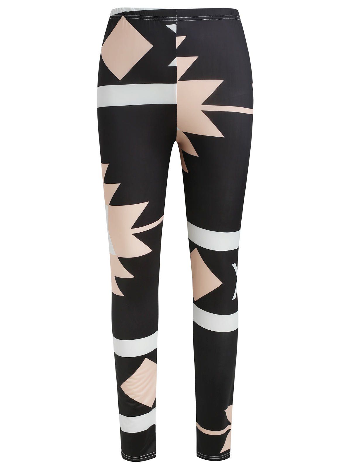 

Geometric Print Pencil Pants, Multi