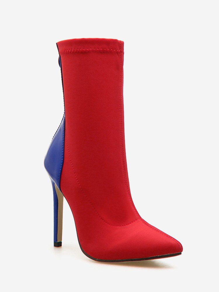 botte chaussette talon aiguille