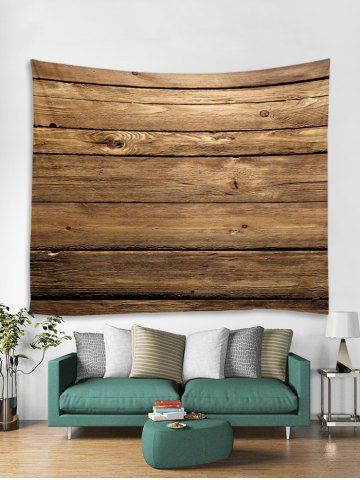 

Wall Hanging Art Wooden Board Pattern Tapestry, Burlywood