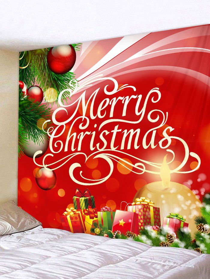 

Christmas Gift Print Wall Tapestry Art Decoration, Multi