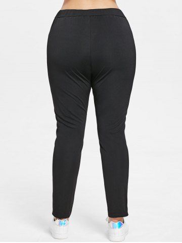 

Plus Size Color Block Leggings, Multi