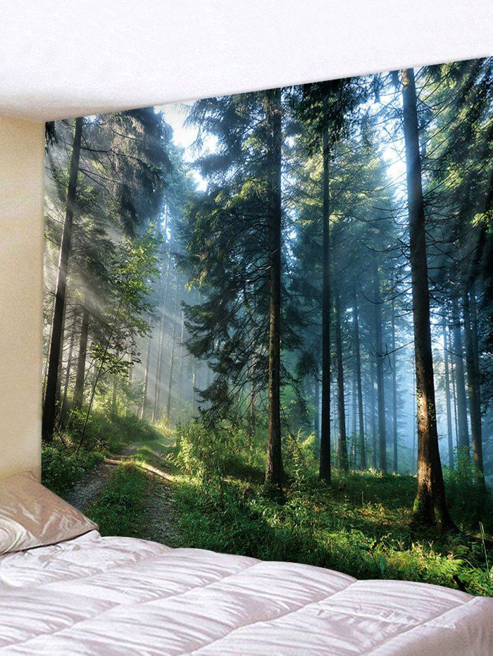 

3D Forest Print Tapestry Art Decoration, Multi