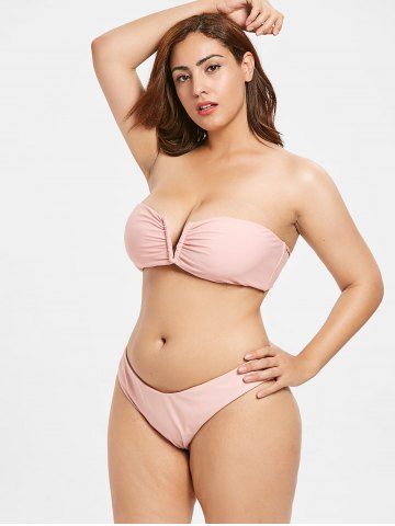 Corte Bikini V Grande Con Talla En Sin Tirantes Yfgyb76