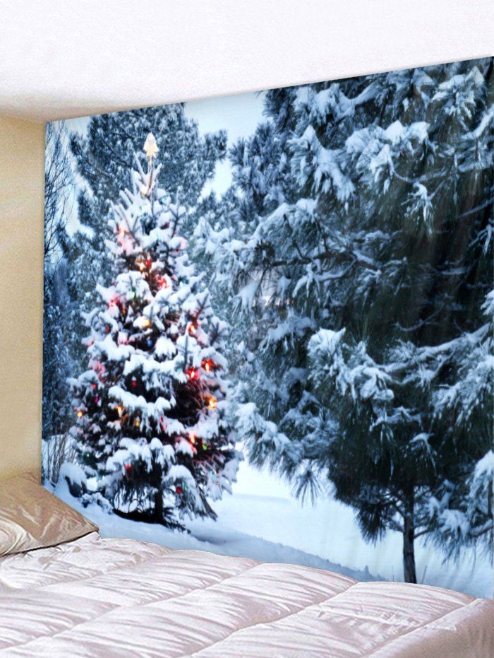 Christmas Trees Print Wall Tapestry Art Decoration