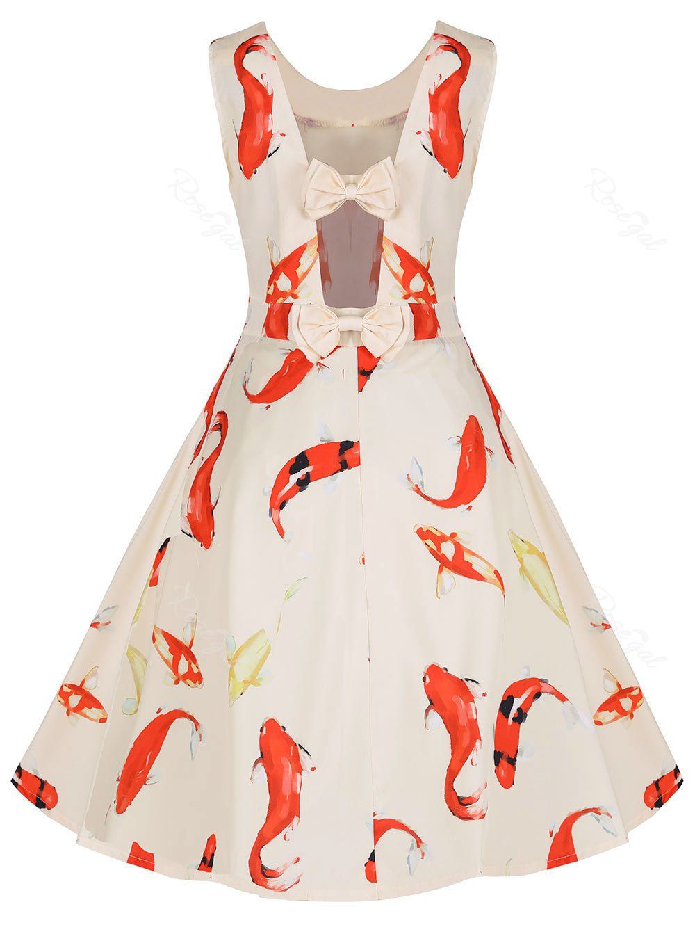 robe motif poisson