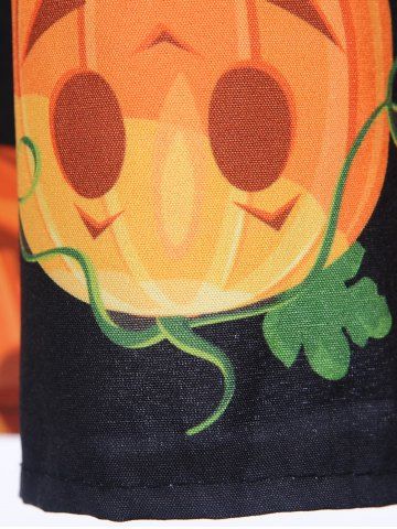 

Halloween Vintage Pumpkin Print Pin Up Dress, Black