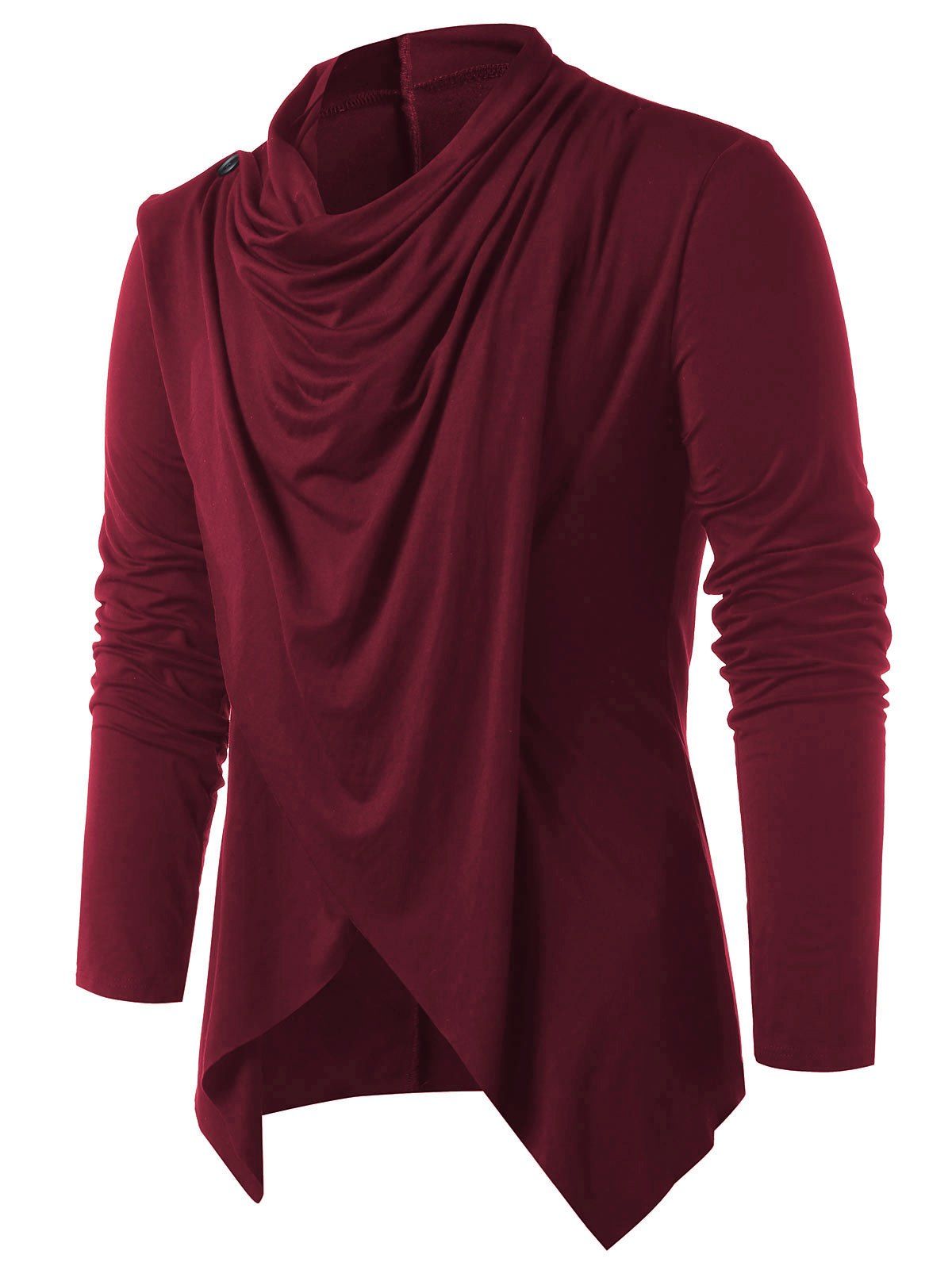 

Convertible Open Front Cardigan, Red wine