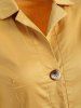 Fit and Flare Midi Shirt Dress -  