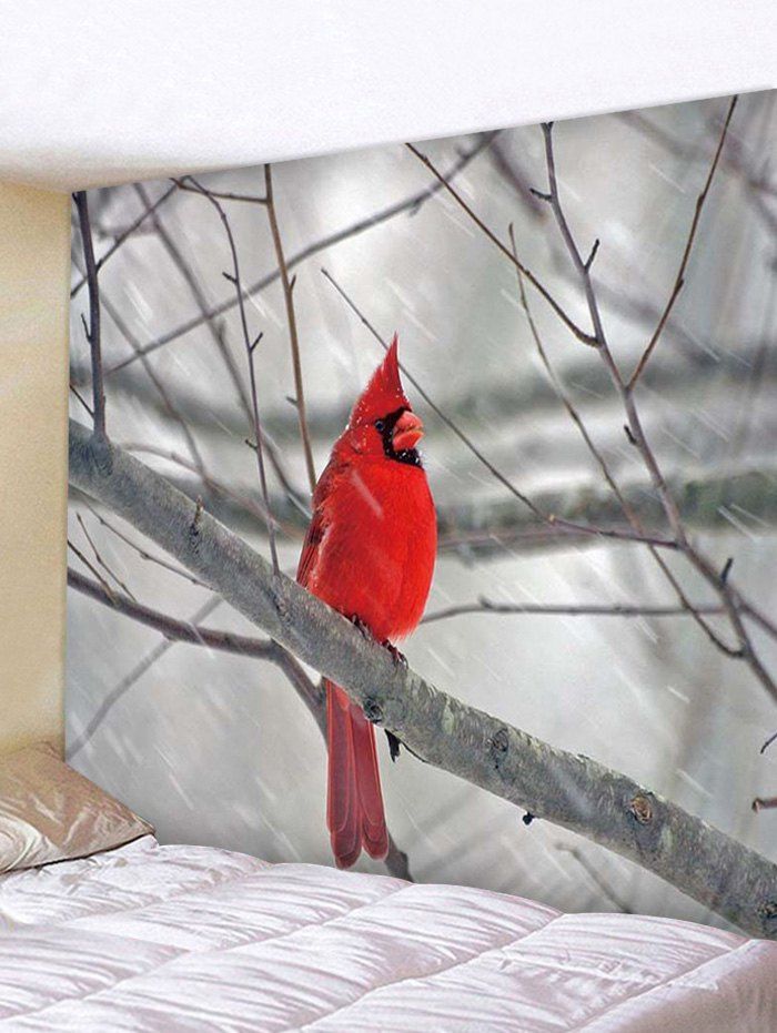 

Branch Bird Print Tapestry Wall Hanging Decoration, Multi