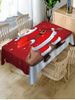 Nappe de Table Imperméable à Imprimé Père Noël - Multi Largeur 60 x Longueur 84 pouces