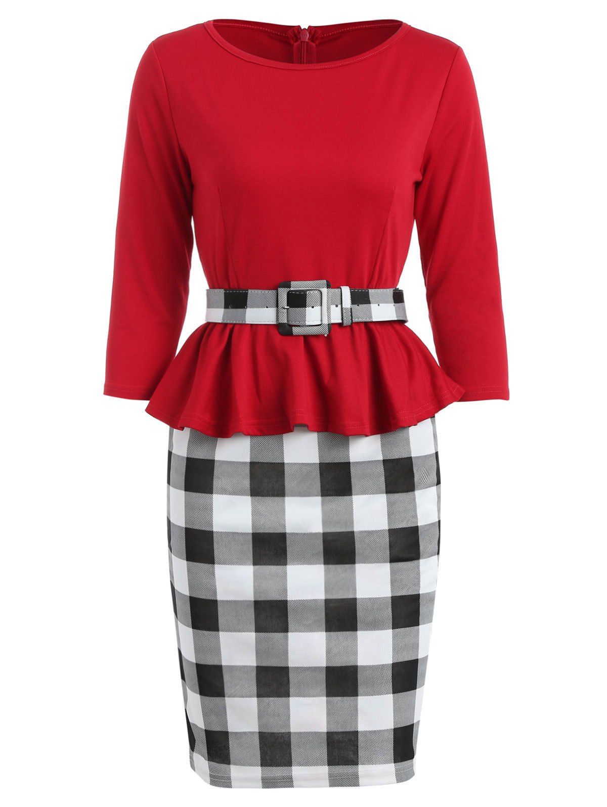 Ruffle Bodycon Dress