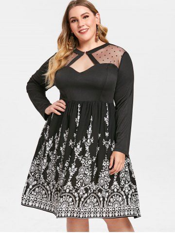 cheap plus size skater dresses