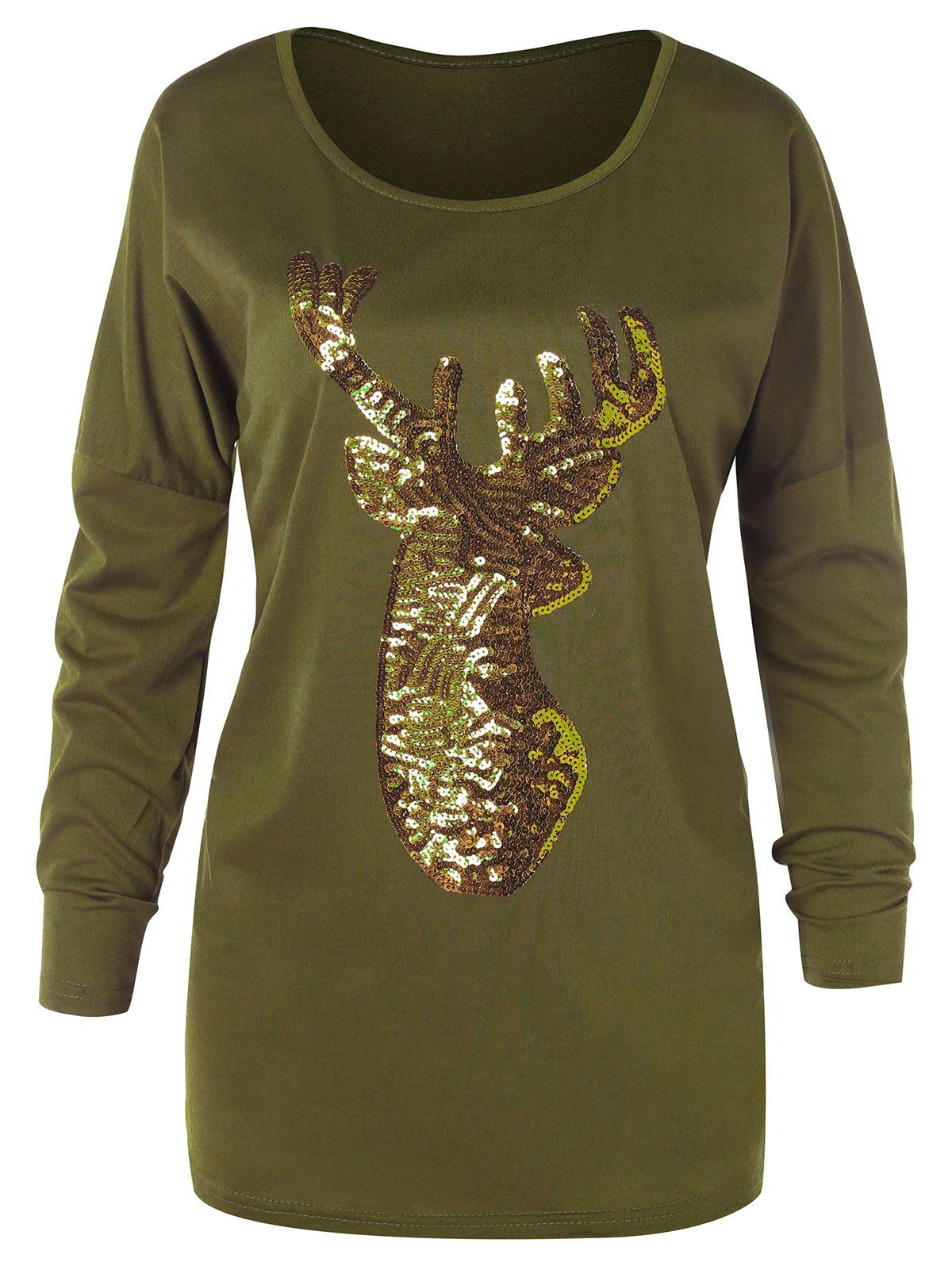 deer santa shirt