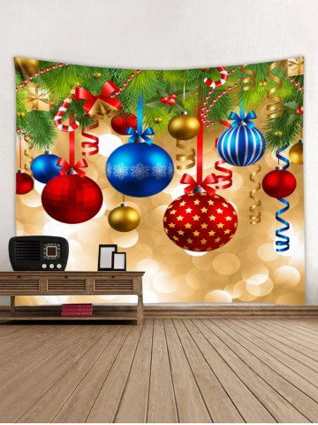 

Christmas Ball Print Tapestry Wall Hanging Decoration, Multi