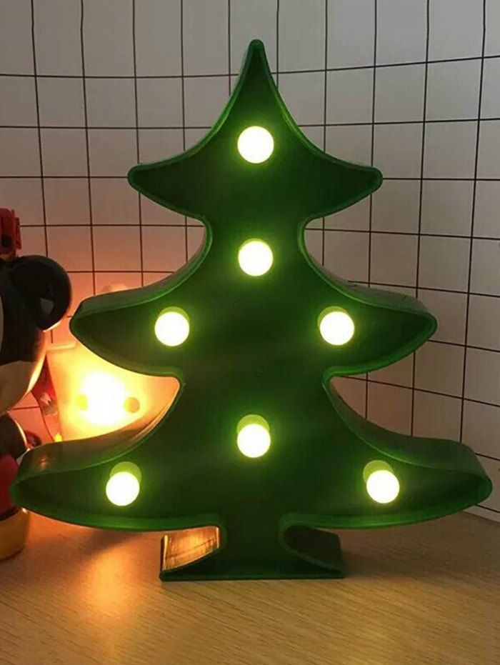 

Christmas Tree LED Night Light, Green