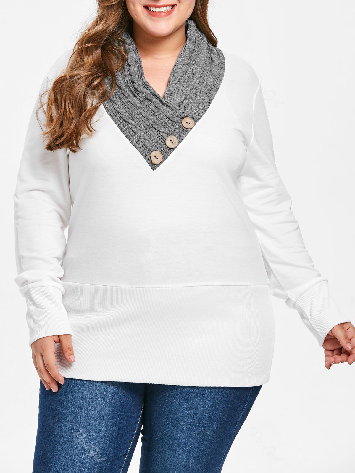 plus size sweatshirt tunic