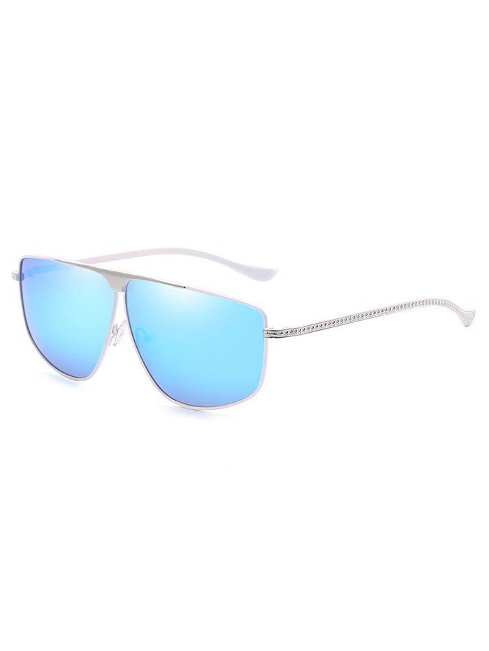 

Anti Fatigue Metal Frame Pilot Sunglasses, Denim blue
