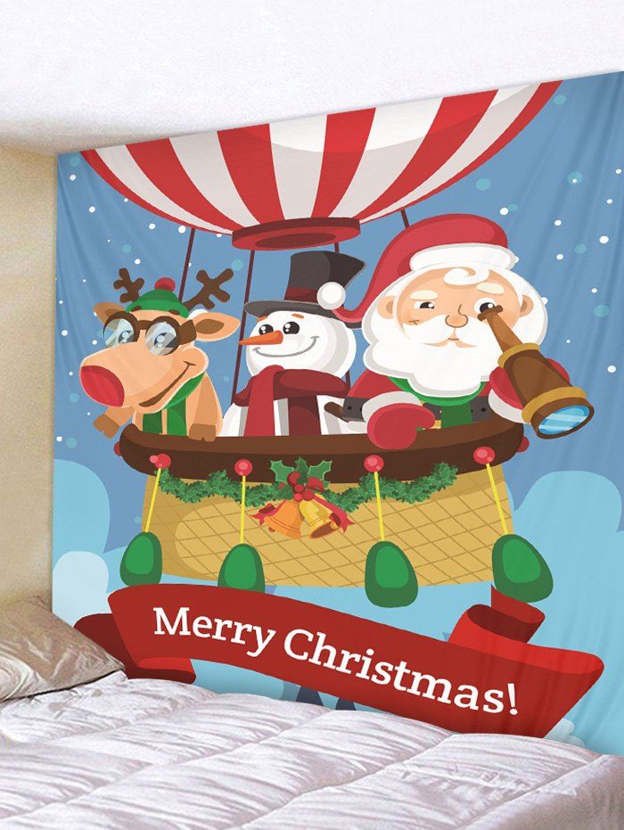 

Christmas Greeting Print Tapestry Wall Hanging Decoration, Multi