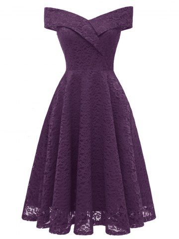 Purple Knee Length Sundresses