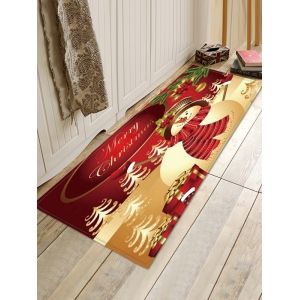 

Christmas Snowman Gifts Pattern Anti-skid Water Absorption Area Rug, Multi