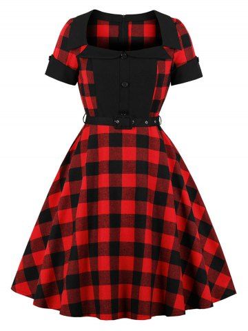 Long Sleeve Pinup Dress