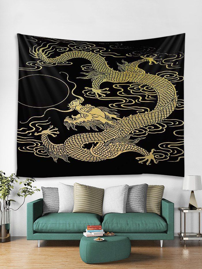 

Dragon Pattern Tapestry Wall Hanging Decoration, Multi